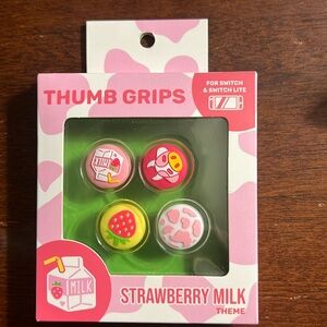 Strawberry Milk Thumb Grips